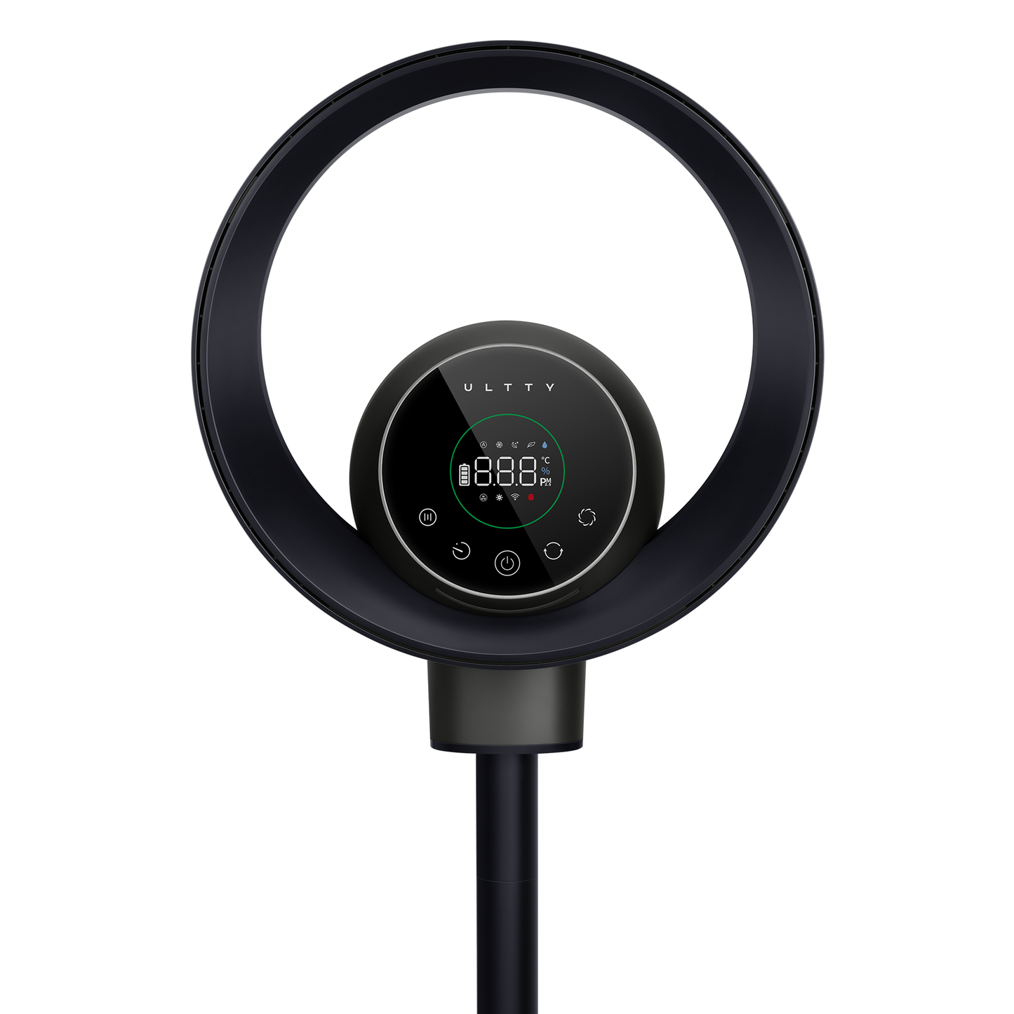 Ventilador Base - Negro Mate